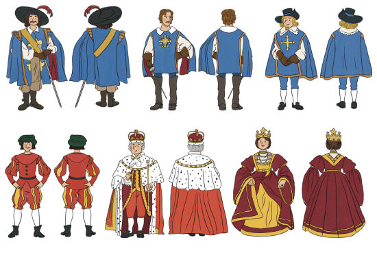 Personnages pour le jeu "Bouge en 3D" - Ortho Edition- rentrée 2025