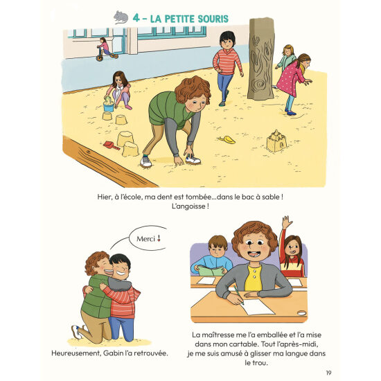 Extrait "la petite souris" - Album "César, des histoires pour grandir...mais pas trop vite !" Editions Chocolatine, juin 2025
