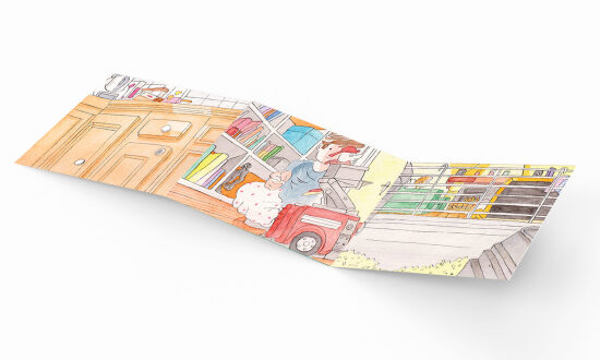 Leporello Micro - aquarelle - 2023