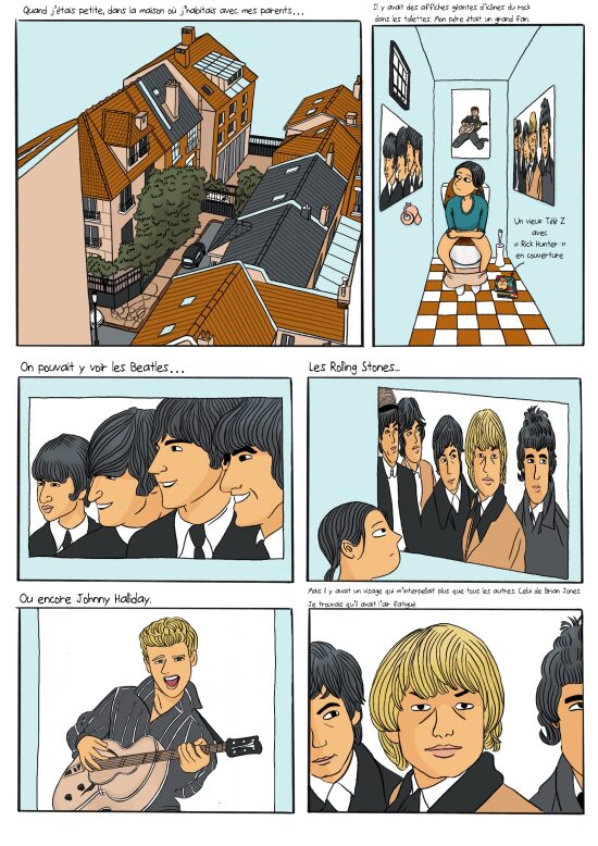 Projet de BD - Brian Jones - planche 1