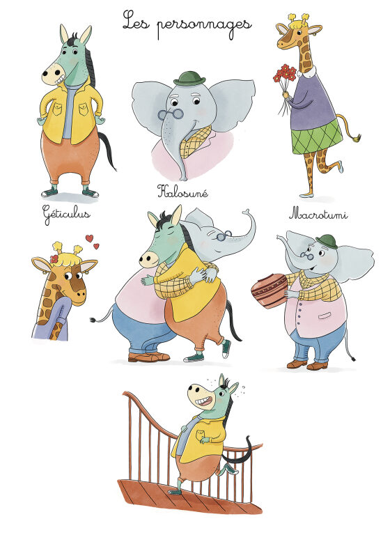 Personnages - Conte écrit par Vanessa Sequier - 2025